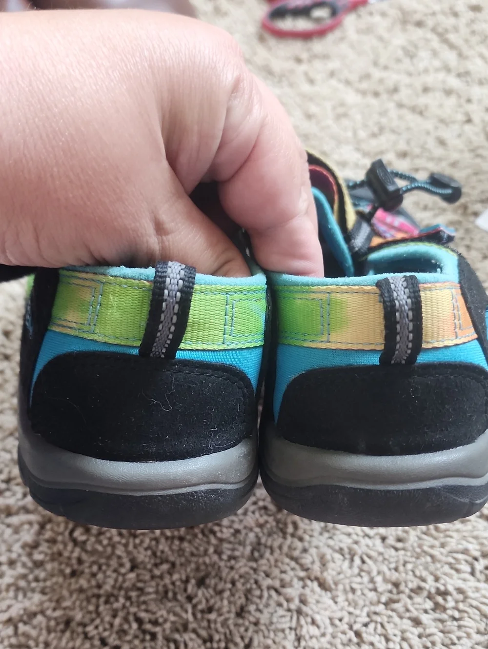 Sz 5M Keen Kids Multicolor Tie-Dye Newport Sport Sandals